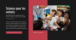 Science Pour Les Enfants - Modèle De Site Web Professionnel