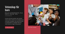 Vetenskap För Barn - Mall För Webbutveckling