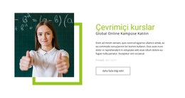 Çevrimiçi Kurslar - HTML Şablonu Indirme