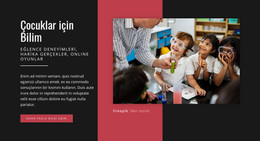 Çocuklar Için Bilim - Harika WordPress Teması