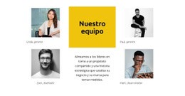 Nuestro Super Equipo: Plantilla De Una Página Fácil De Usar