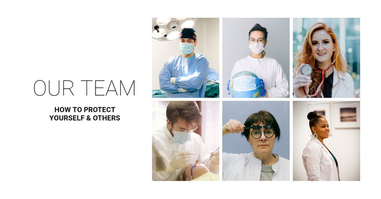 Clinic team Homepage Design