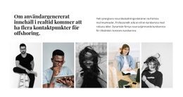 Starta Plattformsmall För Super Professionellt Team