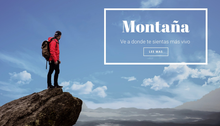 Llamada de montaña Tema de WordPress