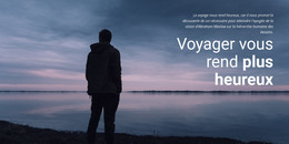 Voyager Vous Rend Plus Heureux - Modèle De Page HTML