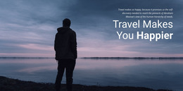 Travel Makes Your Happier - HTML Builder