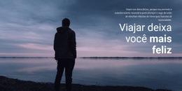 Viajar Faz Você Mais Feliz - Construtor De Sites Gratuito