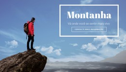 Layout CSS Para Chamando Montanha