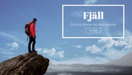 HTML-Webbplats För Fjällsamtal