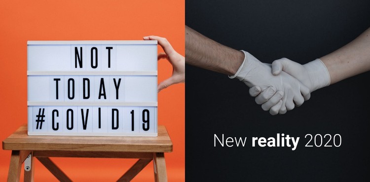 Not today covid19 CSS Template