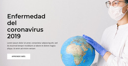 Descarga Gratuita De Enfermedad Del Coronavirus Plantilla Html