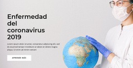 Enfermedad Del Coronavirus - Hermosa Plantilla HTML5