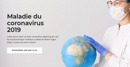 Maladie Du Coronavirus - Page De Destination À Conversion Élevée