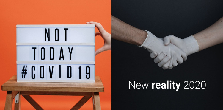 Not today covid19 HTML Template