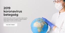 Koronavírus Betegség - Egyszerű Webhelysablon