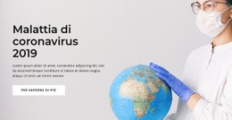 Malattia Di Coronavirus - Mockup Di Sito Web Gratuito