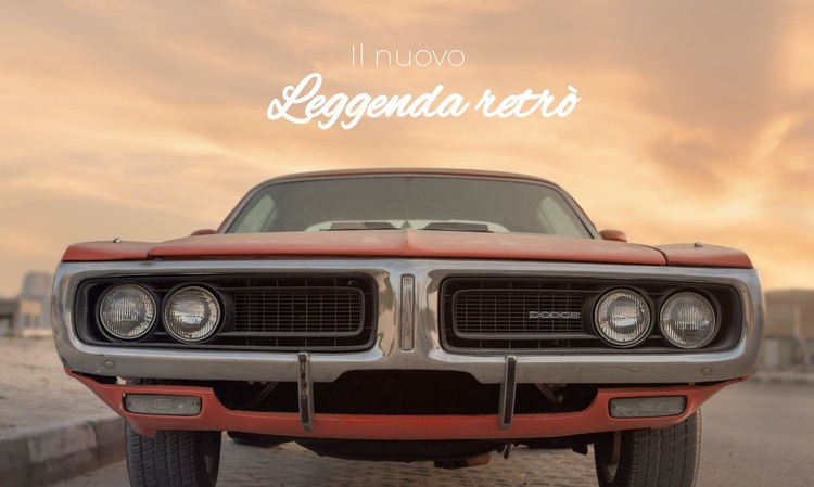 Leggenda retrò Modello HTML5