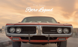 Retro Legend - Free Website Design