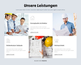 Entwicklungsprojekte - Kostenlose Website-Vorlage