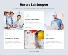 Entwicklungsprojekte - Einfaches Website-Design