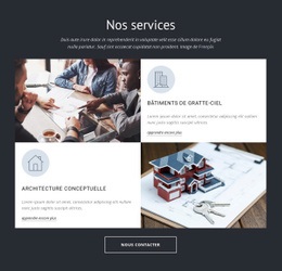 Services De Groupe De Conception D'Architectes - Maquette De Site Web Gratuite