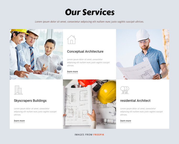 Developing world projects HTML Template