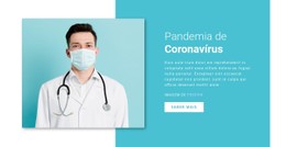 HTML5 Responsivo Para Atualização Do Coronavírus