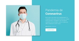 Atualização Do Coronavírus - Modelo HTML5 Responsivo