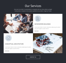 Architects Design Group Services - Free Website Mockup