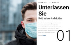 Psychische Gesundheit - Zielseitenvorlage