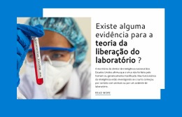 Construtor De Sites Premium Para Teoria De Liberação De Laboratório