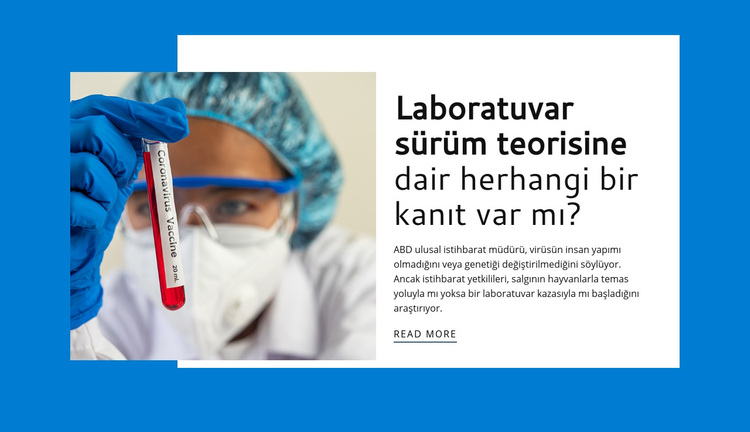 Laboratuar Yayın Teorisi WordPress Teması