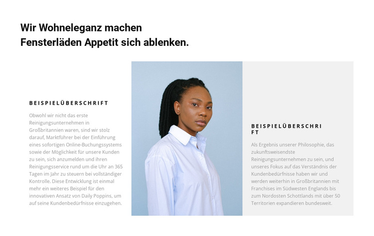 Geschäftsstart Website-Vorlage