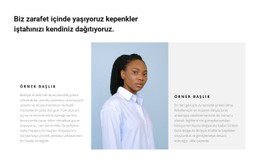 İş Başlangıcı Basit HTML CSS Şablonu