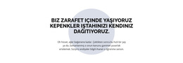 Dairenin Üstündeki Metin - Web Sitesi Şablonunu Indirme