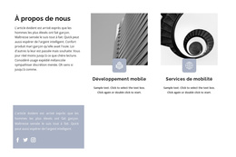 Structure D'Entreprise - Fonctionnalité Thème WordPress