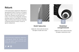 Üzleti Struktúra - HTML Sablon Kód