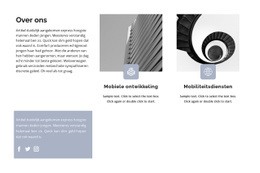 Bedrijfsstructuur - Persoonlijk Websitesjabloon