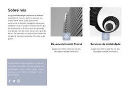 Estrutura De Negócios Design Do Site