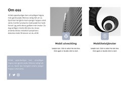 Affärsstruktur - HTML-Mallkod