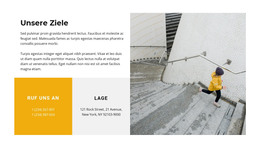 Ziele Setzen – HTML-Website-Layout