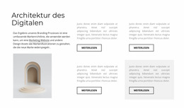 Vier Spalten Mit Text - Moderne Joomla-Vorlage