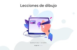 SEO De Página De Destino Para Lecciones De Dibujo