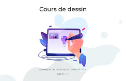 Cours De Dessin - Thème De Site Web Prêt