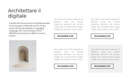 Quattro Colonne Con Testo - Progettazione Di Siti Web Personalizzati