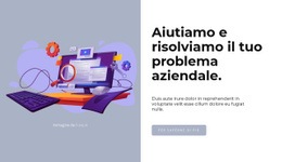 Modello Web Reattivo Per Aiuto Nella Creazione Del Design