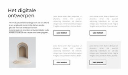 Vier Kolommen Met Tekst Sjabloon