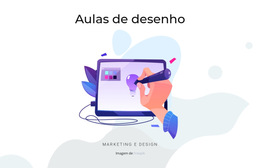 Aulas De Desenho - Tema Do Site Pronto