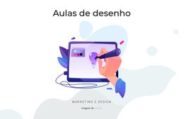 SEO Da Página De Destino Para Aulas De Desenho