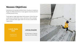 Estabelecendo Objetivos - Tema WordPress Responsivo
